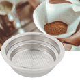 thumbnail image 4 of Stainless Steel Coffee Filter, Single Cup Coffee Filter Basket Non Pressurized Filter Basket Tea Filter Basket for Coffee Tea Silver, 4 of 6