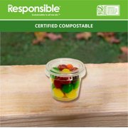 Compostable 1 oz Clear Portion Cups