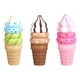 thumbnail image 4 of Bewildely Creatividad con juguetes de helado de madera para juegos imaginativos, juguetes de helado magnéticos de madera, diversión creativa Juguetes Sabor a chocolate, 4 of 6