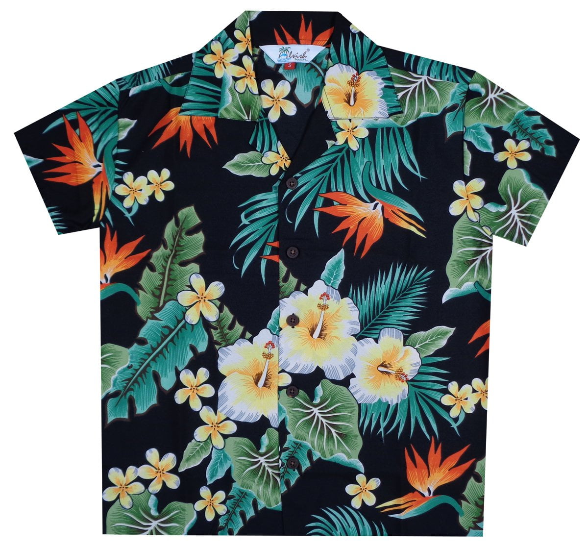 Phorecys Boys Button Down Floral Hawaiian Shirt Casual Beach Aloha Party Tops 