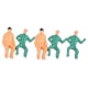 thumbnail image 5 of 5 minifiguras de personas en colores aleatorios, figuras de diorama, escena en miniatura para muñecas. 18 centímetros, 5 of 9
