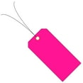 thumbnail image 1 of 2 x 4 Fluorescent Pink Waterproof 15mil Plastic Tags (Wired) (50 per order), 1 of 1