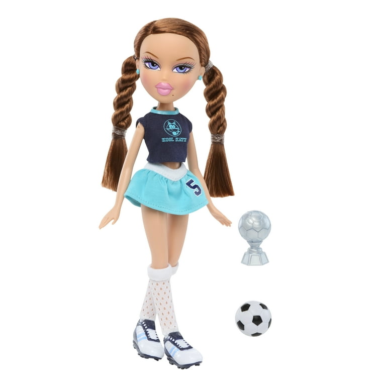 Bratz Muñeca de Moda Play Sportz Roxxi (Fútbol) con Accesorios