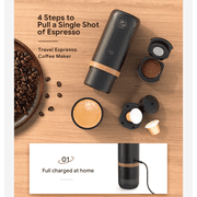 i Cafilas Portable Espresso Coffee Machine Maker 20 Bar