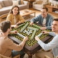 thumbnail image 7 of Floral Rubber Game Board Mat 31.5 Inch Square Multi-Purpose Table Mat Excellent for Mahjong Enthusiasts and Card Game Players, 7 of 7