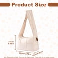thumbnail image 3 of Dog Purse Carrier for Small Dogs Small Pet Carrier Dog Purse Cat Shoulder Bag for Outings Lightweight Puppies Bags Kennel Beige, 3 of 8