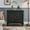 Black, variant on 33.6" Retro Wooden Sideboard Buffet Cabinet with Storage, Geometric Accent Display Cabinets with Adjustable Shelf, Media Console Credenza for Living Room/Entryway/Dining Room/Kitchen, White