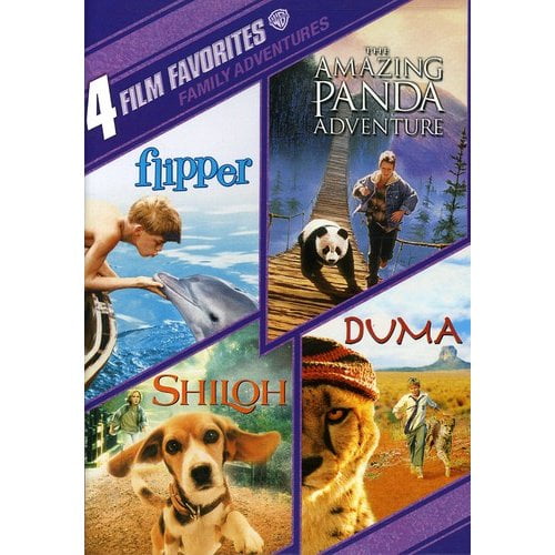 4 Film Favorites: Family Adventures: Flipper / Amazing Panda Adventure /  Shiloh / Duma 