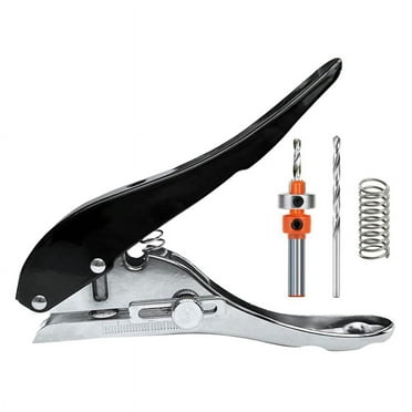 Portable Hole Punch Tool, Single Hole Puncher for ID Card 10mm