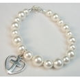 thumbnail image 2 of Bracelet Sterling Silver Cross, Baptism, Keepsake, Communion, Junior Bridesmaid (BCHS), 2 of 3