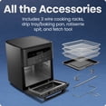 thumbnail image 6 of Chefman 14-Quart Multifunctional Air Fryer+ with 5 Cooking Functions – Black, 6 of 9