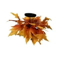 thumbnail image 4 of Almencla Thanksgiving Candle Holder Lifelike Candle Stick for Autumn Harvest Festival Maple Leaf, 4 of 8