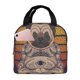 thumbnail image 1 of Disketp Pug dog Yoga Bolsa Térmica para Almuerzo para Hombre y Mujer, Ideal para Trabajo, Senderismo y Picnic, 1 of 8