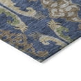 thumbnail image 4 of HomeRoots 605294 10 x 14 ft. Navy Blue, Green & Brown Floral Washable Indoor & Outdoor Rectangle Area Rug, 4 of 5