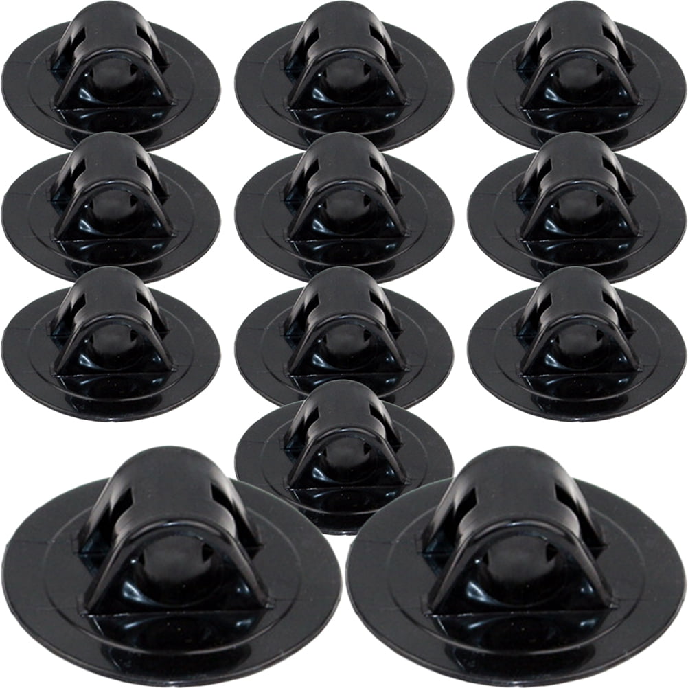 FESTFENDS Boat Accessories Kayak Engine Bracket Black PVC 12Pcs