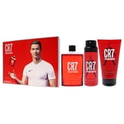 CR7 by Cristiano Ronaldo for Men - 3 Pc Gift Set 3.4oz EDT Spray, 5.1oz Body Spray, 5.1oz Shower Gel