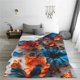 thumbnail image 5 of Balery 3D Butterfly Manta de Felpa Suave y Acogedora – Cobija de Franela Aterciopelada para Cama, Lavable y Cálida para Sofá, Mascotas, Transpirable-50"x40", 5 of 7