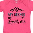 thumbnail image 4 of Inktastic My Mema Loves Me Girls Girls Baby Bodysuit, 4 of 5
