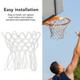 thumbnail image 4 of Basketball Net Replacement, Anti Strike Durable Basketball  White Easy To Install  For Gym, 4 of 8