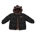 thumbnail image 2 of Kids Hooded Down Coat Boys Girls Winter Jacket Windproof Fleece Lined Thicken Warm Outerwear,2-7T, 2 of 6