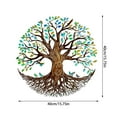 thumbnail image 2 of Metal Wall Art Sculpture Life Ornament Hanging For Home Room Interior Modern Abstract Design, 2 of 6