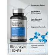 Electrolyte Tablets | 200 Count | Vegetarian Hydration Supplement for Men and Women | by Horbaach