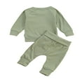 thumbnail image 2 of Baby Girls Clothes Short Sleeve Tops Drawstring Elastic Waist Shorts Outfits, 2 of 5