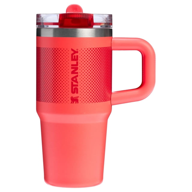 Vaso Stanley Quencher ProTour Flip Straw 414 ml Hot Coral