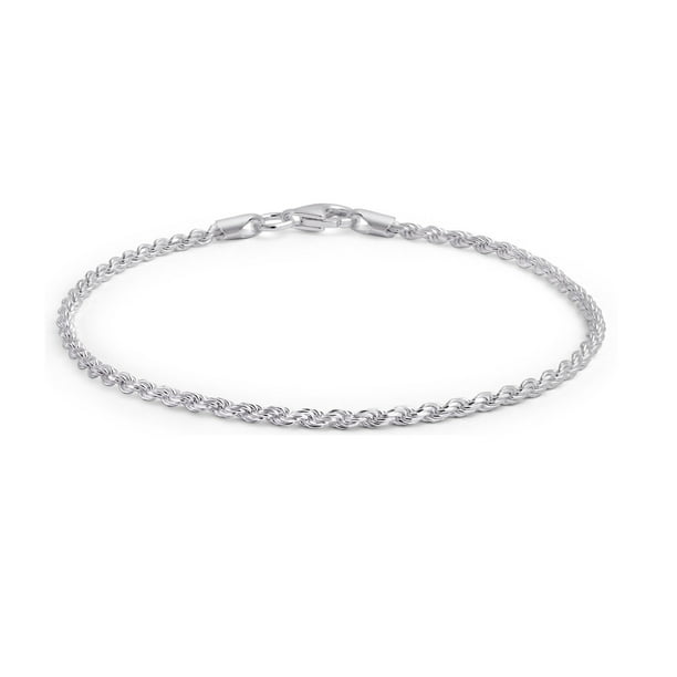 Simple Cable Rope Chain Anklet Ankle Bracelet For Women 14K Gold