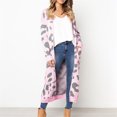 thumbnail image 4 of Suéteres de Moda Para Mujer, Cárdigan Estampado de Manga Larga, Abrigos de Bolsillo Para Mujer, Blusa Odeerbi ODB-6, 4 of 7