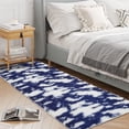 thumbnail image 6 of Garvee Ultra Soft Runner Rugs, 2x6 Fluffy Fuzzy Shag Area Rug Modern Shaggy Carpets for Entryway Bedroom Hallway Kitchen, Blue, 6 of 8