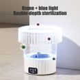 thumbnail image 4 of Portable Mini Washing Machine | Foldable Design for Travel & Apartments | 8L Capacity | 110V US Plug | 3 Wash Modes | For Underwear, Socks & Small Items, 4 of 9
