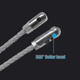 thumbnail image 3 of Electrician Fish Tape Kit for Cable Pulling 5-50 Meters, Plastic Coated Steel Wire Threading Rod with 360 Head Wheel, 3 of 5