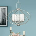 thumbnail image 4 of Livex Lighting Westfield Chandelier in Brushed Nickel, 4 of 10