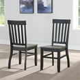 thumbnail image 3 of Kingfisher Lane Two-Tone Ebony and Driftwood 7-Piece Dining Set, 3 of 5