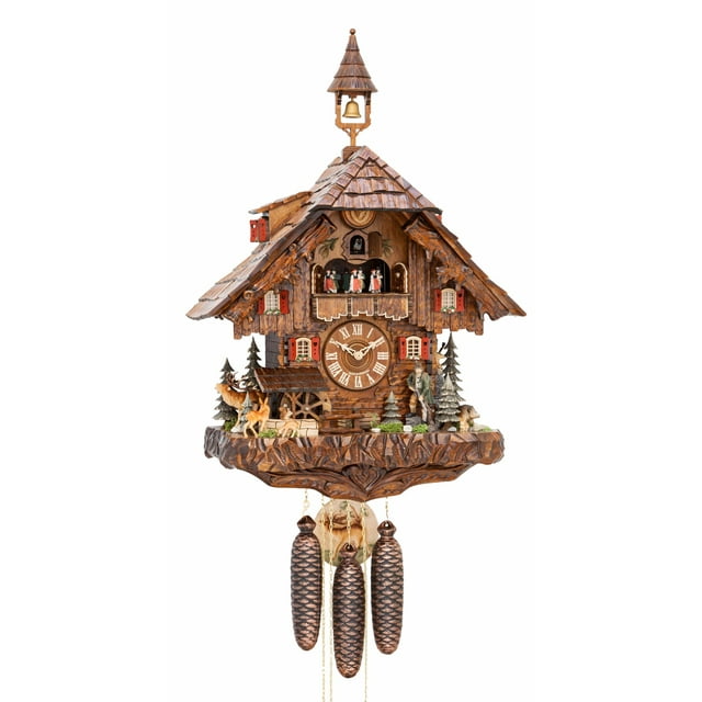 Horloge Coucou Maison de Chasseur, Moulin Tournant-Roue