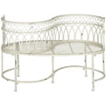 thumbnail image 1 of Pemberly Row Kissing Bench for Garden or Patio with Charming Design, 1 of 4