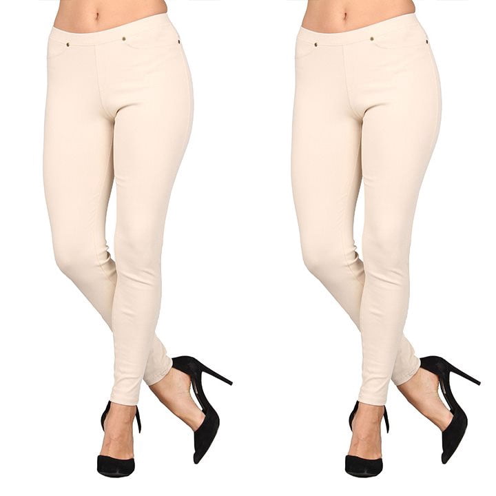 2-Pack Lildy Women's Denim Jeggings 