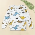 thumbnail image 5 of LIIPEE Cartoon Graphic Pajamas For Boys Long Sleeve Tees And Pants Pajama Set 2 Piece Kids Autumn Comfortable Cute Everyday Sleepwear,11-12 Years, 5 of 8