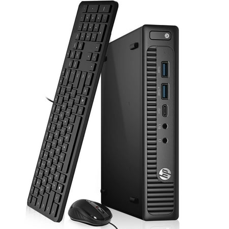HP EliteDesk 800 G2 Tiny Desktop PC, Intel Core i5-6500T, 8GB RAM, 256GB SSD, New BTO Wi-Fi, Windows 10 Professional