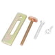 thumbnail image 2 of Juego de 2 placas de metal de 100 mm, kit de accesorios de placa de presión para máquina de grabado CNC fácil de montar VoborMX herramienta, 2 of 8