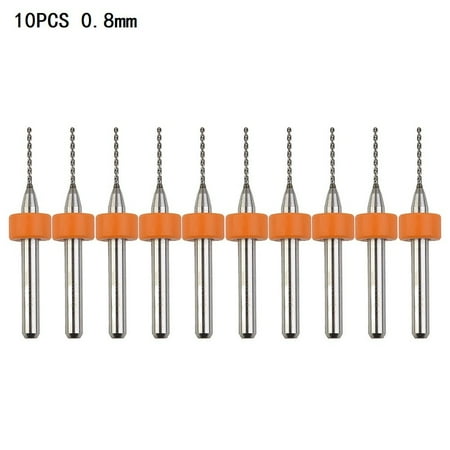 

10pcs Circuit Board PCB Drill Bits Kit Carbide Tungsten Steel Drill Bit Set