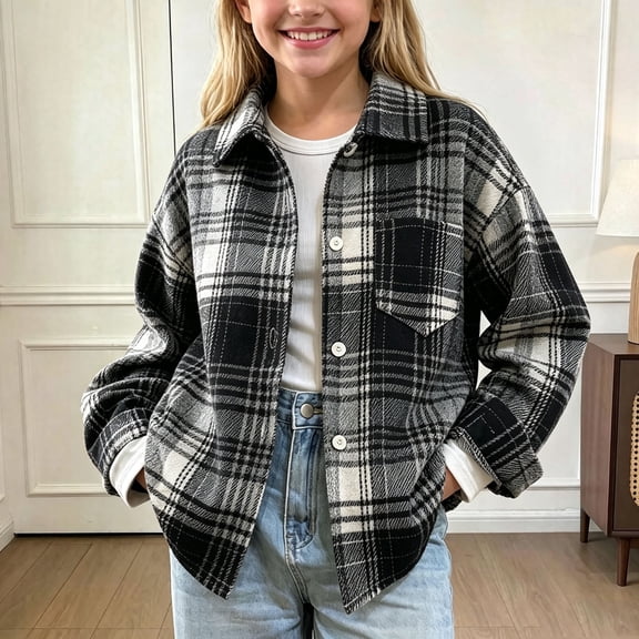 Zorckvet Kids Button-Up Shirts for Casual Wear - Soft, Regular Fit