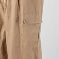 thumbnail image 6 of YUELONGHU Men's Casual Cargo Pants Mens Cargo Pants Slim Fit Stretch Male Solid Color Pocket Trousers Tether Athletic Loose Cargo Pants Xl, 6 of 9