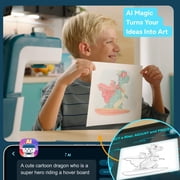 smART Sketcher AI Projector, AI-Powered Drawing Projector for Kids, Educational Arts & Crafts Toy with Image Generation, Birthday Gift Ages 10+