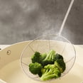 thumbnail image 4 of Harpily Eggs Separator Mesh Strainer With Handle Stainless Colander For Baking Mesh Food Strainer With Handle Sieve Mesh Colander Spoon Strainer Oil Filter Food Strainer Ki, 4 of 4