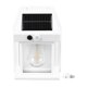 thumbnail image 1 of Outdoor Solar Tungsten Wall Light 1800mAh Waterproof Motion Sensing Exterior Wall Mount Lighting for Yard Wall Decor White, 1 of 5