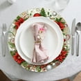 thumbnail image 4 of Christmas Placemat 1 Piece 15x15 Inches Winter Christmas Table Mat Heat Insulated And Dirt Resistants Suitable For Party Kitchen Restaurant Decoration, 4 of 6