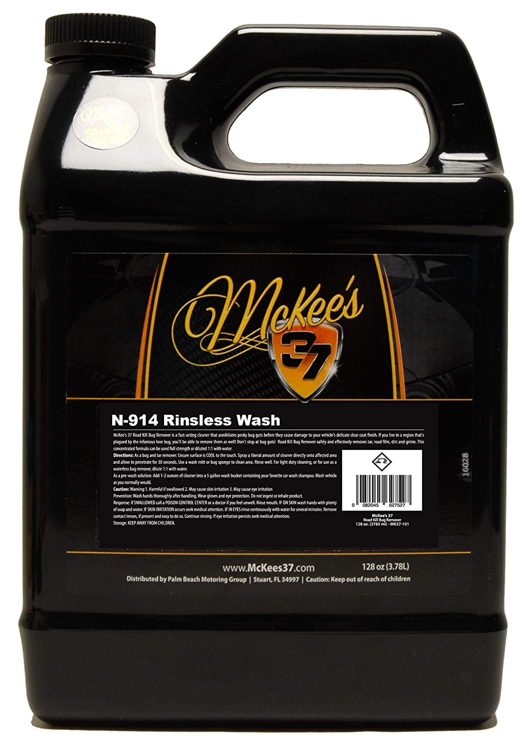 McKee's 37 N914 Rinseless Waterless Wash
