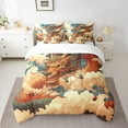 thumbnail image 2 of YST Magic Dragon Comforter Set, 7-Piece, Oriental Asian Style, Queen Size, 2 of 6